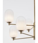 Chandeliers - Luces Exclusivas BADESI Pendant Modern Gold and Shades of Gold 8xG9 max 5W LE43350 - product 2