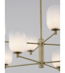 Chandeliers - Luces Exclusivas BADESI Pendant Modern Gold and Shades of Gold 8xG9 max 5W LE43350 - product 3