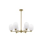 Chandeliers - Luces Exclusivas BADESI Pendant Modern gold and gold shades 6xG9 max 5W LE43351 - product 1