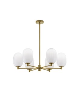 Luces Exclusivas BADESI Wisząca Nowoczesna złoty i odcienie złota 6xG9 max 5W LE43351