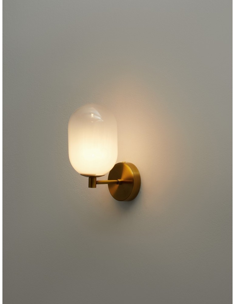 Wall lamps - Luces Exclusivas BADESI Wall-mounted Modern Gold and gold shades 1xG9 max 5W LE43352 - product kolory-swiatla.pl 3