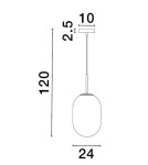 Pendant lamps - Luces Exclusivas ACUYO Pendant Modern Gold and Gold Shades 1xE14 max 12W LE43355 - product 2