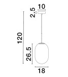Pendant lamps - Luces Exclusivas ACUYO Pendant Modern gold and gold shades 1xE14 max 12W LE43356 - product 3