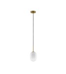Pendant lamps - Luces Exclusivas ACUYO Pendant Modern gold and gold shades 1xG9 max 12W LE43357 - product 1