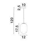 Pendant lamps - Luces Exclusivas ACUYO Pendant Modern gold and gold shades 1xG9 max 12W LE43357 - product 3