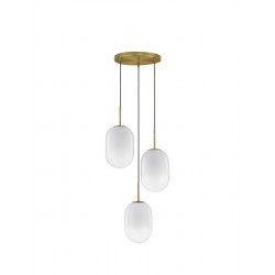Luces Exclusivas ACUYO Wisząca Nowoczesna złoty i odcienie złota 3xE14 max 12W LE43358