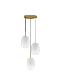 Luces Exclusivas ACUYO Pendant Modern Gold and Shades of Gold 3xE14 max 12W LE43358
