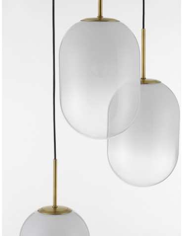 Luces Exclusivas ACUYO Wisząca Nowoczesna złoty i odcienie złota 3xE14 max 12W LE43358 - produkt 2