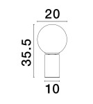 Ceiling lamps - Luces Exclusivas ADELA Ceiling Modern Gold and gold shades 1xE27 max 12W LE43360 - product 2