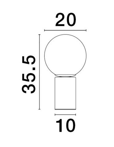 Luces Exclusivas ADELA Sufitowa Nowoczesna złoty i odcienie złota 1xE27 max 12W LE43360 - produkt 2