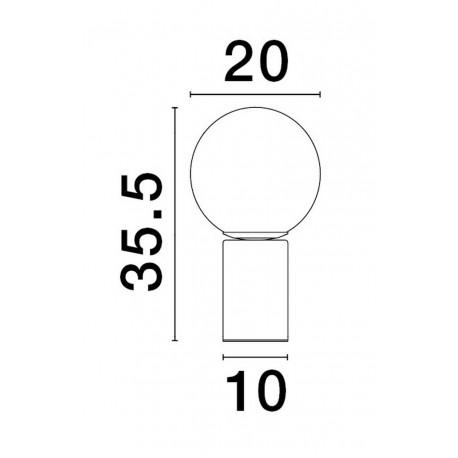 Luces Exclusivas ADELA Sufitowa Nowoczesna złoty i odcienie złota 1xE27 max 12W LE43360