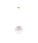 Single pendant lamps - Luces Exclusivas ADELA Pendant Modern gold and gold shades 1xE27 max 12W LE43362 - product 1