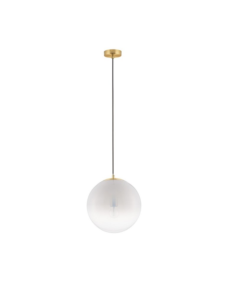 Single pendant lamps - Luces Exclusivas ADELA Pendant Modern gold and gold shades 1xE27 max 12W LE43362 - product kolory-swiatla.pl 1
