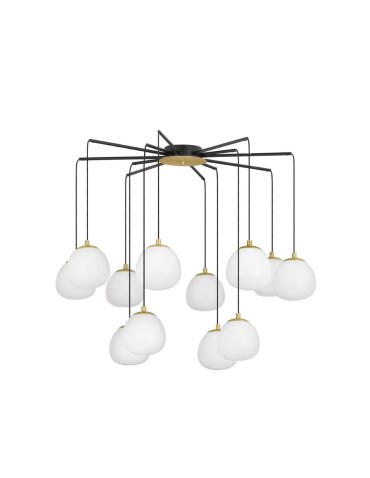 Luces Exclusivas ADOBE Pendant Modern gold and gold shades 12xG9 max 5W LE43364