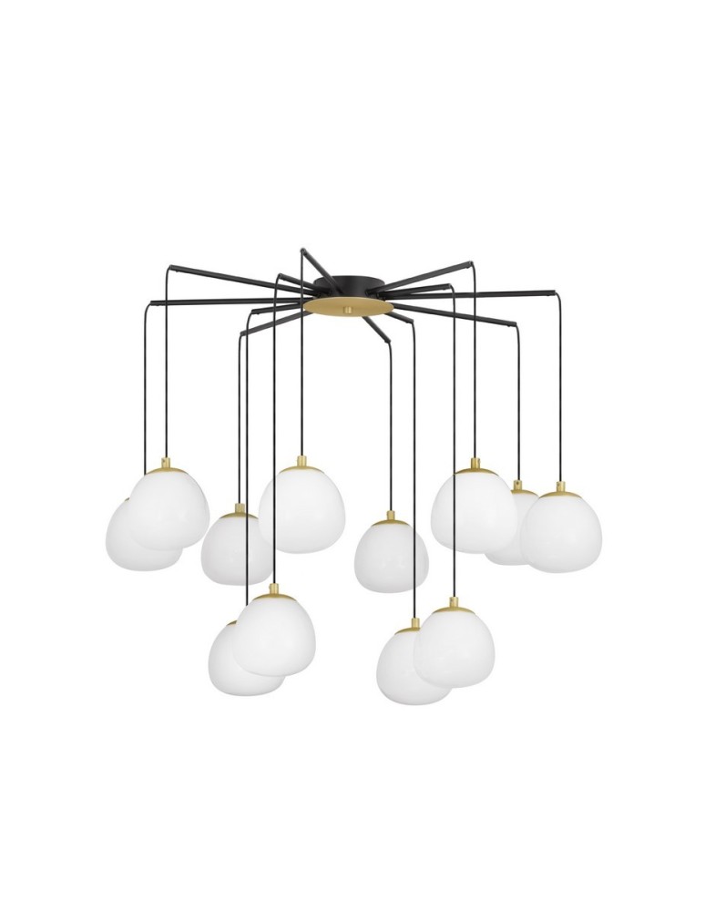 Pendant lamps - Luces Exclusivas ADOBE Pendant Modern gold and gold shades 12xG9 max 5W LE43364 - product kolory-swiatla.pl 1