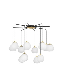 Luces Exclusivas ADOBE Pendant Modern gold and gold shades 12xG9 max 5W LE43364