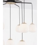Pendant lamps - Luces Exclusivas ADOBE Pendant Modern gold and gold shades 8xG9 max 5W LE43365 - product 2