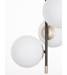 Pendant lamps spheres - Luces Exclusivas AEREO Pendant Modern Black 3xG9 max 5W LE43367 - product 3