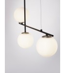Pendant lamps spheres - Luces Exclusivas AEREO Pendant Modern Black 3xG9 max 5W LE43368 - product 2
