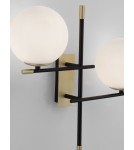 Wall lamps - Luces Exclusivas AEREO Wall-mounted Modern Black 2xG9 max 5W LE43369 - product 3