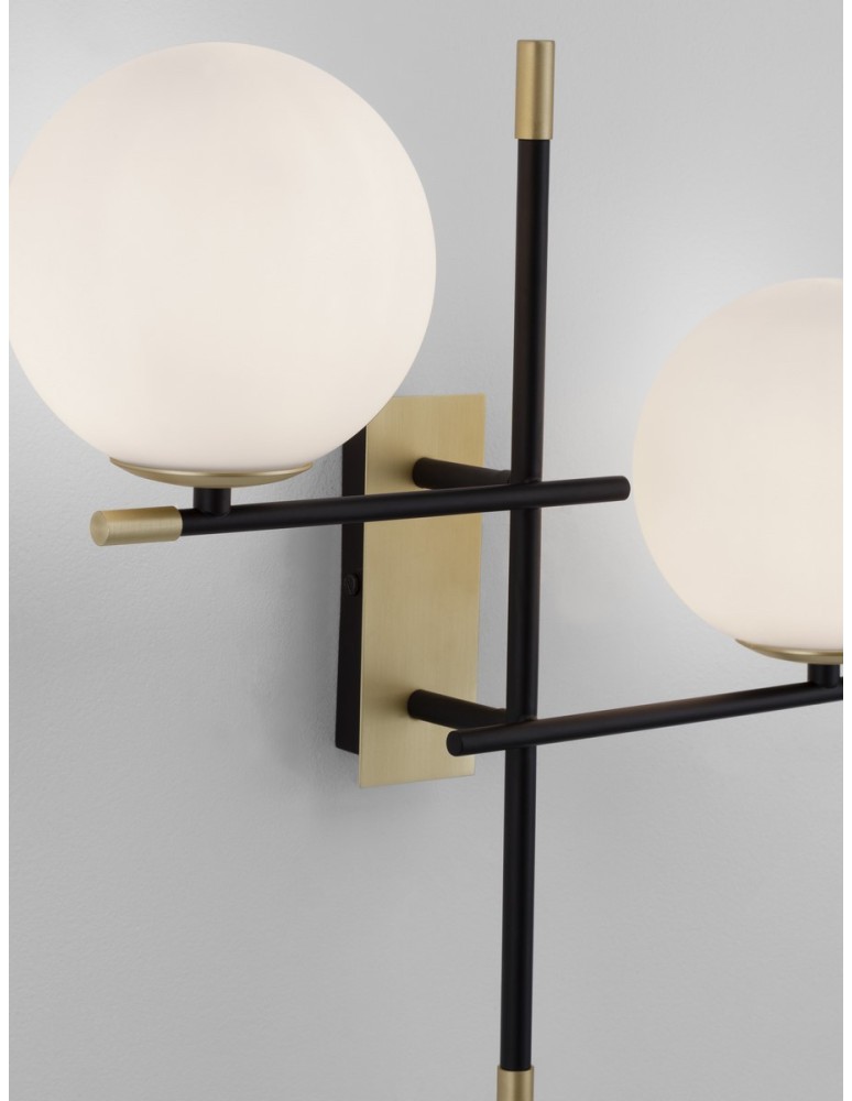 Wall lamps - Luces Exclusivas AEREO Wall-mounted Modern Black 2xG9 max 5W LE43369 - product kolory-swiatla.pl 3