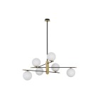 Pendant lamps spheres - Luces Exclusivas AEREO Pendant Modern Black 6xG9 max 5W LE43370 - product 1
