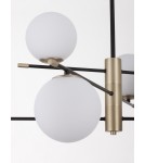 Pendant lamps spheres - Luces Exclusivas AEREO Pendant Modern Black 6xG9 max 5W LE43370 - product 3