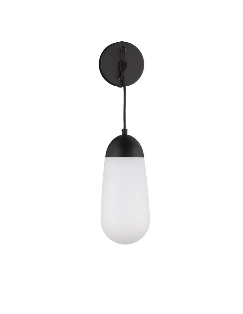 Kinkiety - Luces Exclusivas BADEN Ścienna Nowoczesna czarny 1xE14 max 5W LE43372 - produkt kolory-swiatla.pl 1