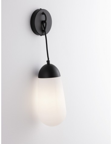 Luces Exclusivas BADEN Wall-mounted Modern Black 1xE14 max 5W LE43372 - product 2