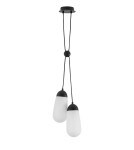 Lampy wiszące - Luces Exclusivas BADEN Wisząca Nowoczesna czarny 2xE14 max 5W LE43375 - produkt 1