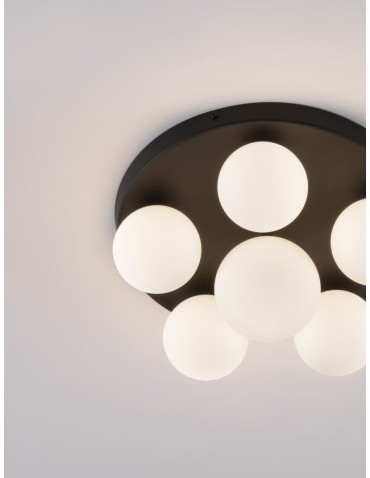 Luces Exclusivas BAILA Ceiling Modern Black 6xG9 max 5W LE43379 - product 2