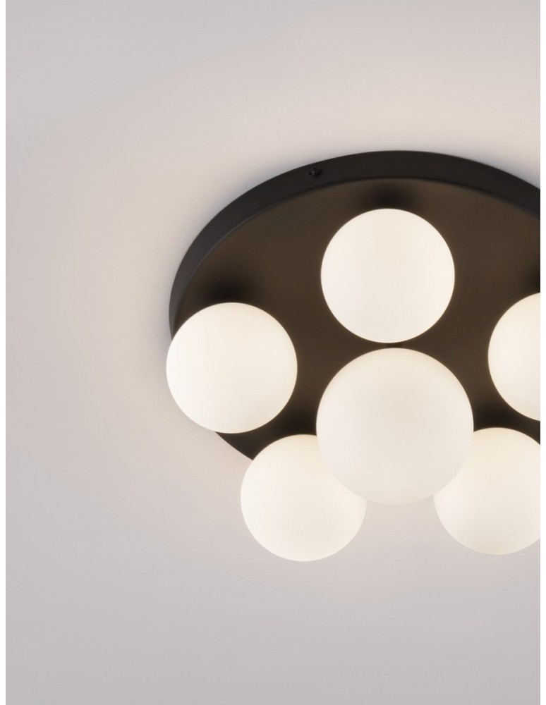 Ceiling lamps - Luces Exclusivas BAILA Ceiling Modern Black 6xG9 max 5W LE43379 - product kolory-swiatla.pl 2