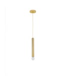 Single pendant lamps - Luces Exclusivas BAJAN Pendant Modern gold and gold shades 1xE27 max 12W LE43381 - product 1