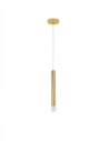 Luces Exclusivas BAJAN Pendant Modern gold and gold shades 1xE27 max 12W LE43381