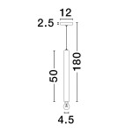 Single pendant lamps - Luces Exclusivas BAJAN Pendant Modern gold and gold shades 1xE27 max 12W LE43382 - product 2