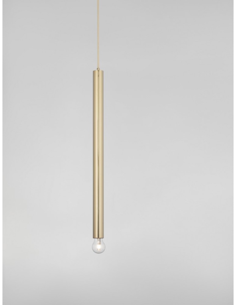 Single pendant lamps - Luces Exclusivas BAJAN Pendant Modern gold and gold shades 1xE27 max 12W LE43384 - product kolory-swiatla.pl 2