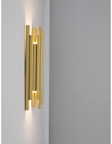 Luces Exclusivas BAJHI Ścienna Nowoczesna złoty i odcienie złota 8xLED max 3W 3000K LE43385 - produkt 2