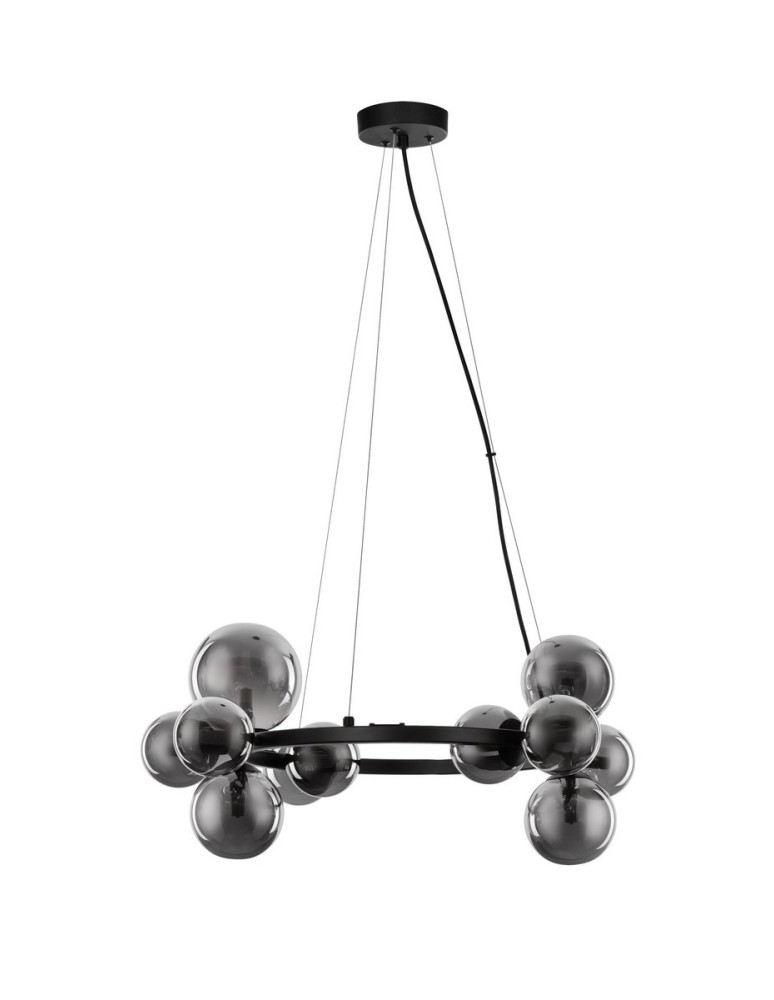 Pendant lamps - Luces Exclusivas PARLA Pendant Modern Grey and shades of grey 11xG9 max 5W LE43387 - product kolory-swiatla.pl 1