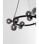 Lampy wiszące - Luces Exclusivas PARLA Wisząca Nowoczesna szary i odcienie szarości 11xG9 max 5W LE43387 - produkt 3