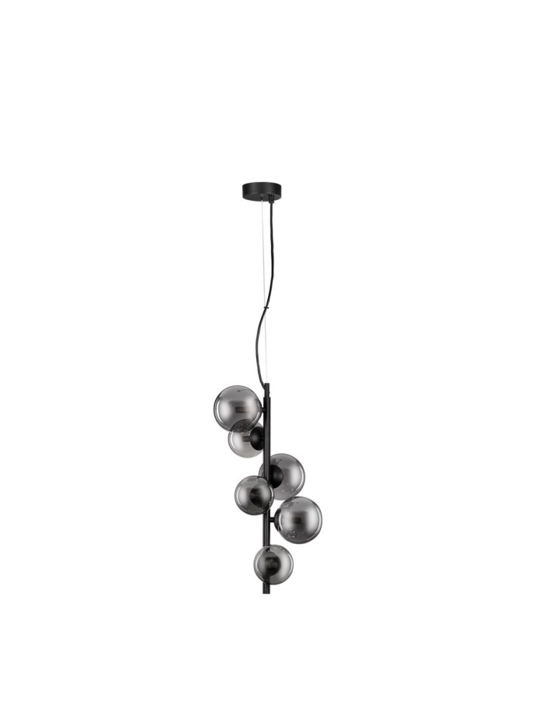 Pendant lamps - Luces Exclusivas PARLA Pendant Modern Gray and shades of gray 6xG9 max 5W LE43388 - product kolory-swiatla.pl 1