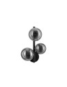 Luces Exclusivas PARLA Wall-mounted Modern Grey and shades of grey 3xG9 max 5W LE43389
