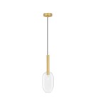 Pendant lamps - Luces Exclusivas BAJOS Pendant Modern gold and gold shades 1xG9 max 5W LE43393 - product 1
