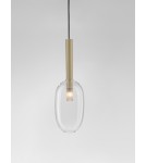 Pendant lamps - Luces Exclusivas BAJOS Pendant Modern gold and gold shades 1xG9 max 5W LE43393 - product 2
