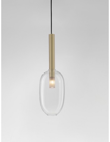 Luces Exclusivas BAJOS Pendant Modern gold and gold shades 1xG9 max 5W LE43393 - product 2