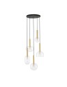 Luces Exclusivas BAJOS Pendant Modern Gold and Shades of Gold 5xG9 max 5W LE43395