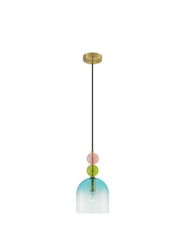 Luces Exclusivas BALAM Pendant Modern gold and gold shades 1xE14 max 5W LE43396