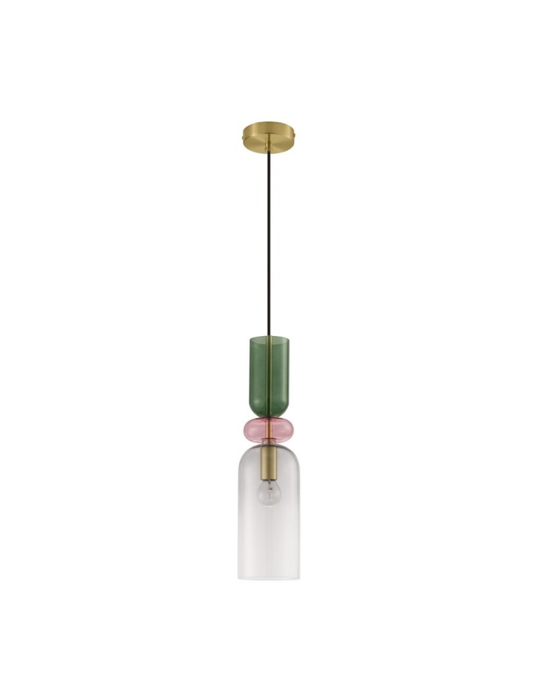 Pendant lamps - Luces Exclusivas BALAM Pendant Modern gold and gold shades 1xE14 max 5W LE43399 - product kolory-swiatla.pl 1