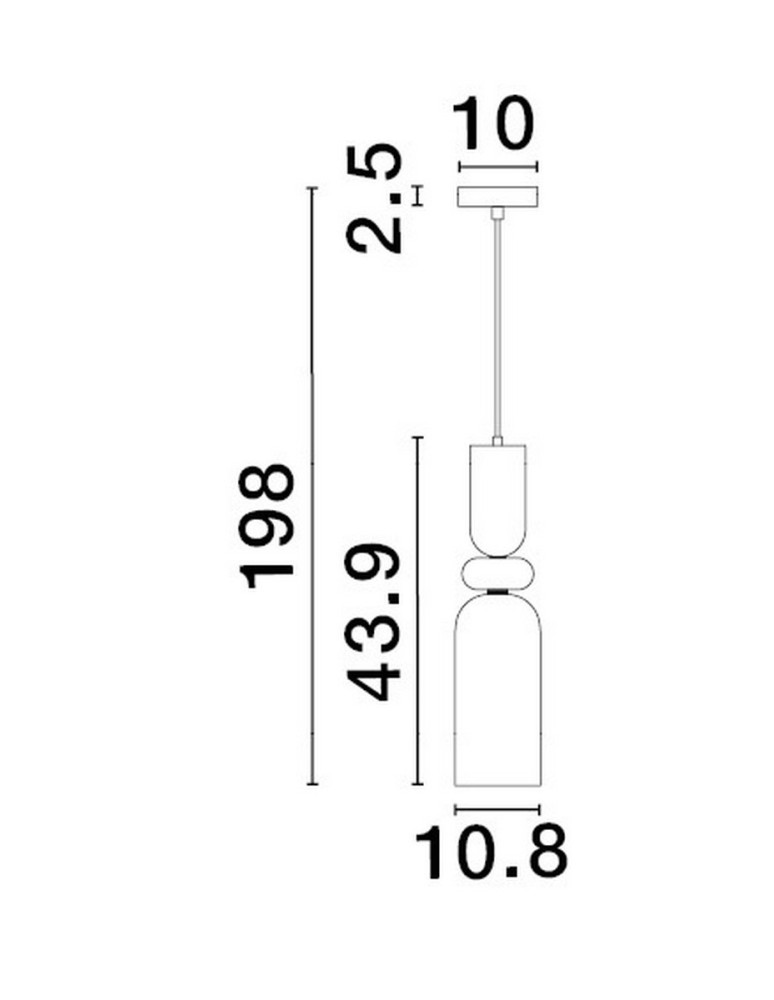 Pendant lamps - Luces Exclusivas BALAM Pendant Modern gold and gold shades 1xE14 max 5W LE43399 - product kolory-swiatla.pl 3