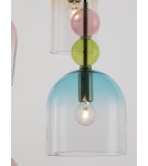 Lampy wiszące - Luces Exclusivas BALAM Wisząca Nowoczesna złoty i odcienie złota 5xE14 max 5W LE43401 - produkt 2