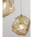 Pendant lamps - Luces Exclusivas BALUN Pendant Modern Gold and Shades of Gold 5xE14 max 5W LE43402 - product 3